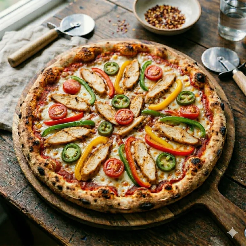 Pizza Acılı Piliç