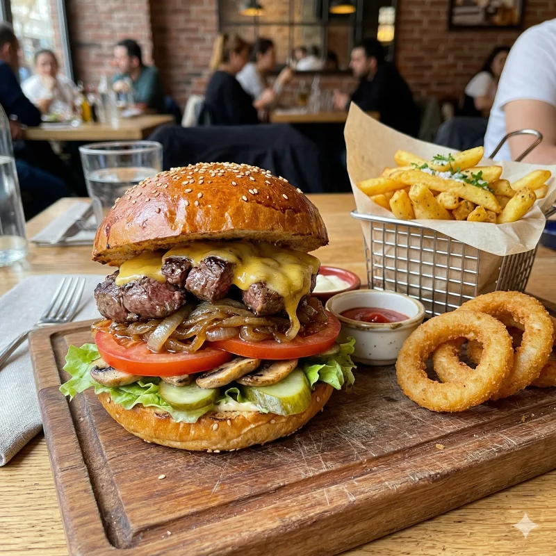 Steak Cheeseburger
