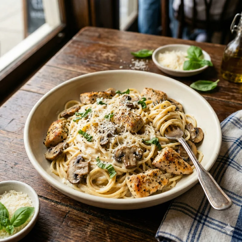 Spagetti Alfredo