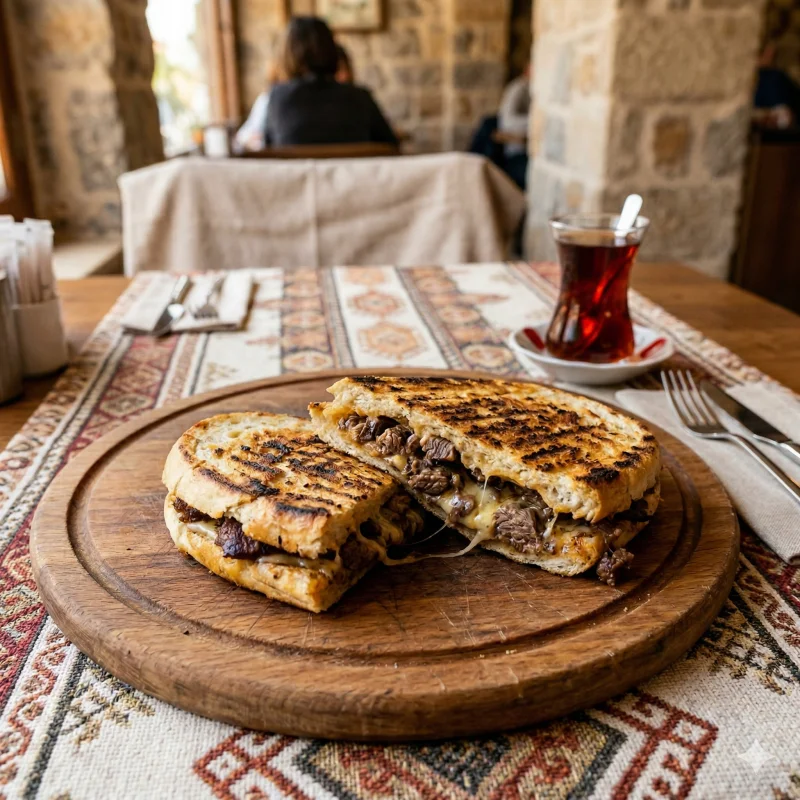 Bazlama Kavurma Tost