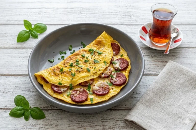 Sucuklu Omlet