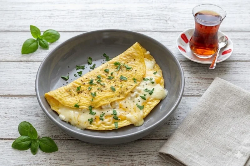 Kaşarlı Omlet