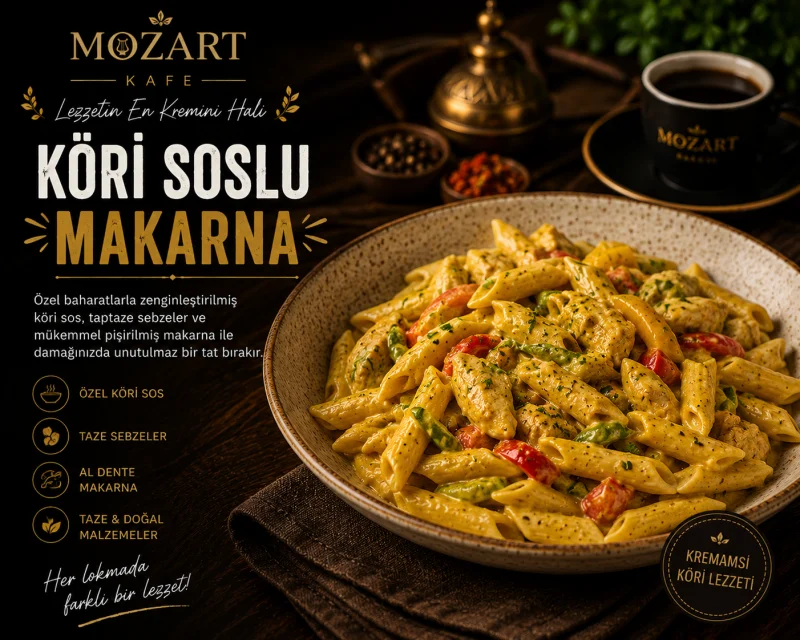 Köri Soslu Makarna